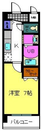 ベルドミール末広五番館の物件間取画像